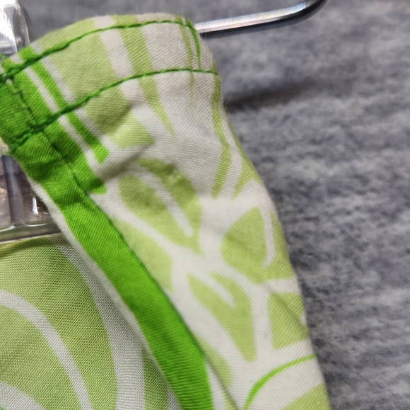 Vintage 90s Y2k Roxy Lime green midi flowy Hawaiian skirt sz M surfer hipster - Picture 7 of 8